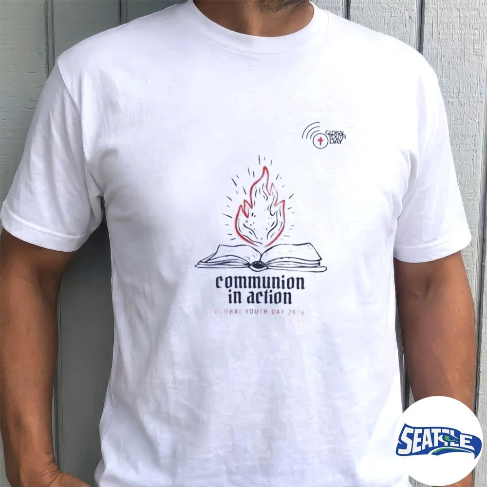 Official 2026 Communion In Action Global Youth Day 2026 t-shirt