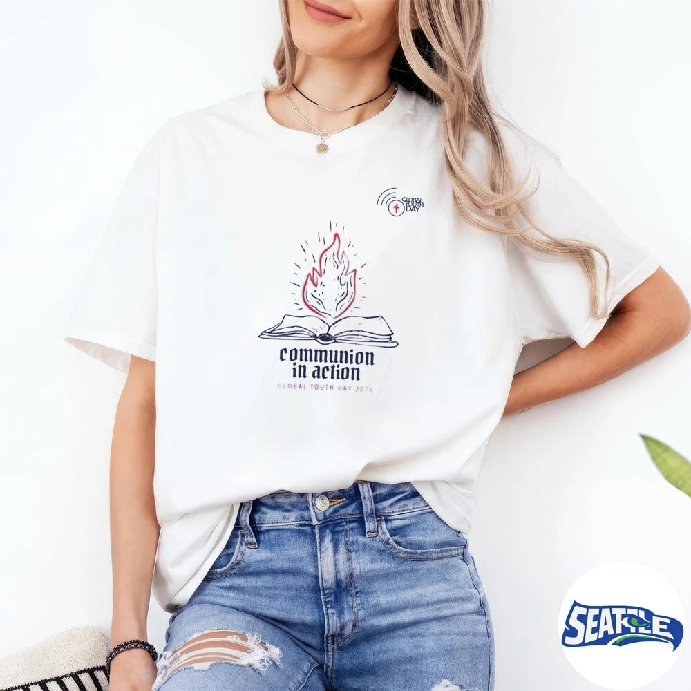 Official 2026 Communion In Action Global Youth Day 2026 t-shirt