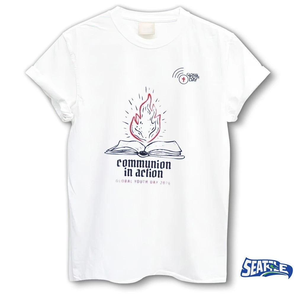 Official 2026 Communion In Action Global Youth Day 2026 t-shirt