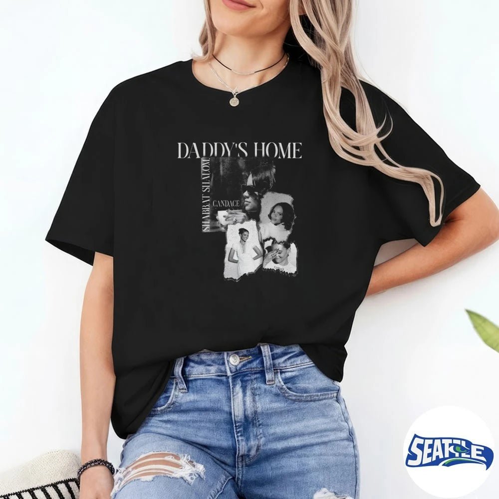 Official 2026 Daddy’s Home Shabbat Shalom Candace t-shirt
