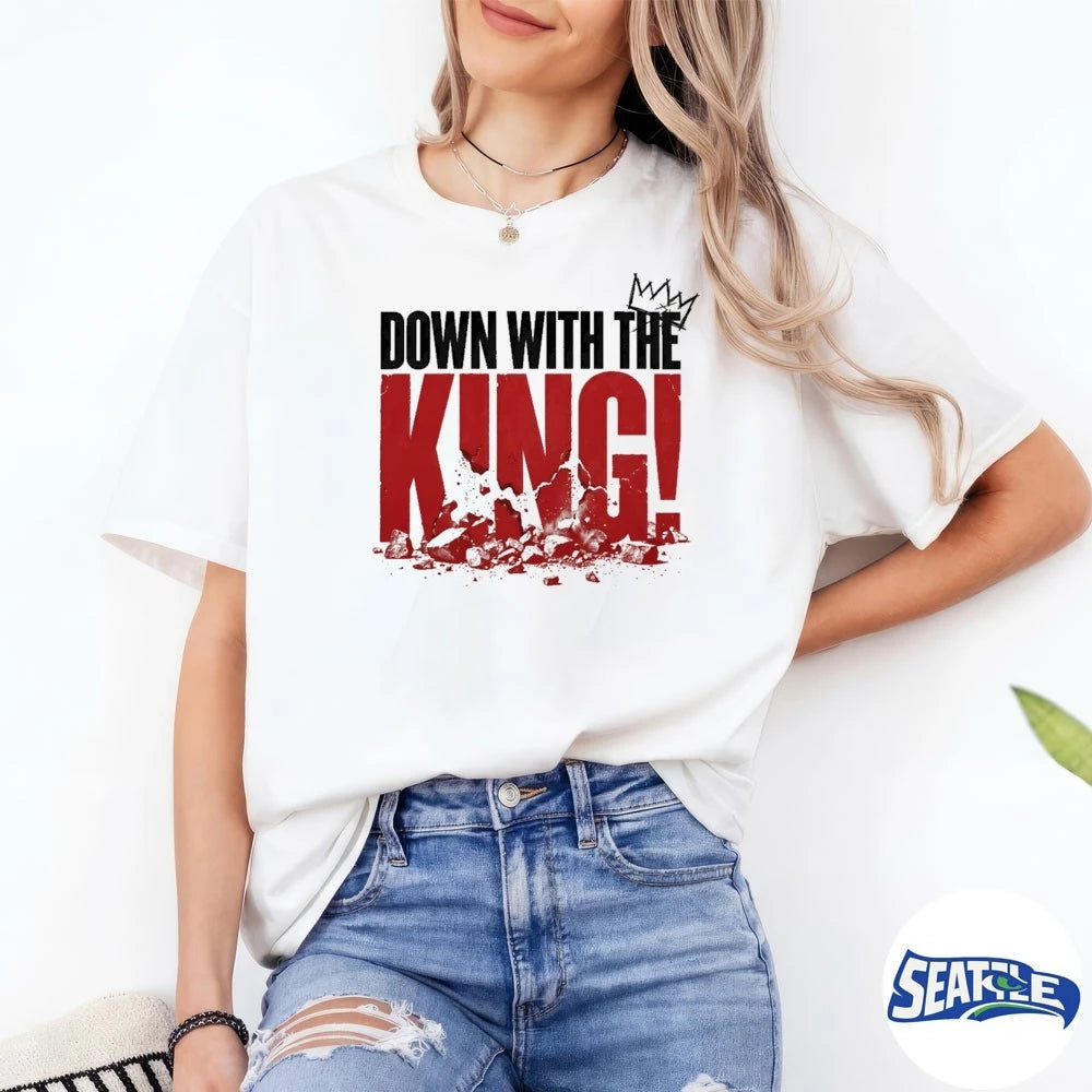 Official 2026 Down with the King Brick t-shirt