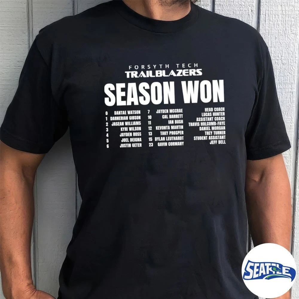 Official 2026 Forsyth Tech Trailblazers Basketball Team Season Won t-shirt