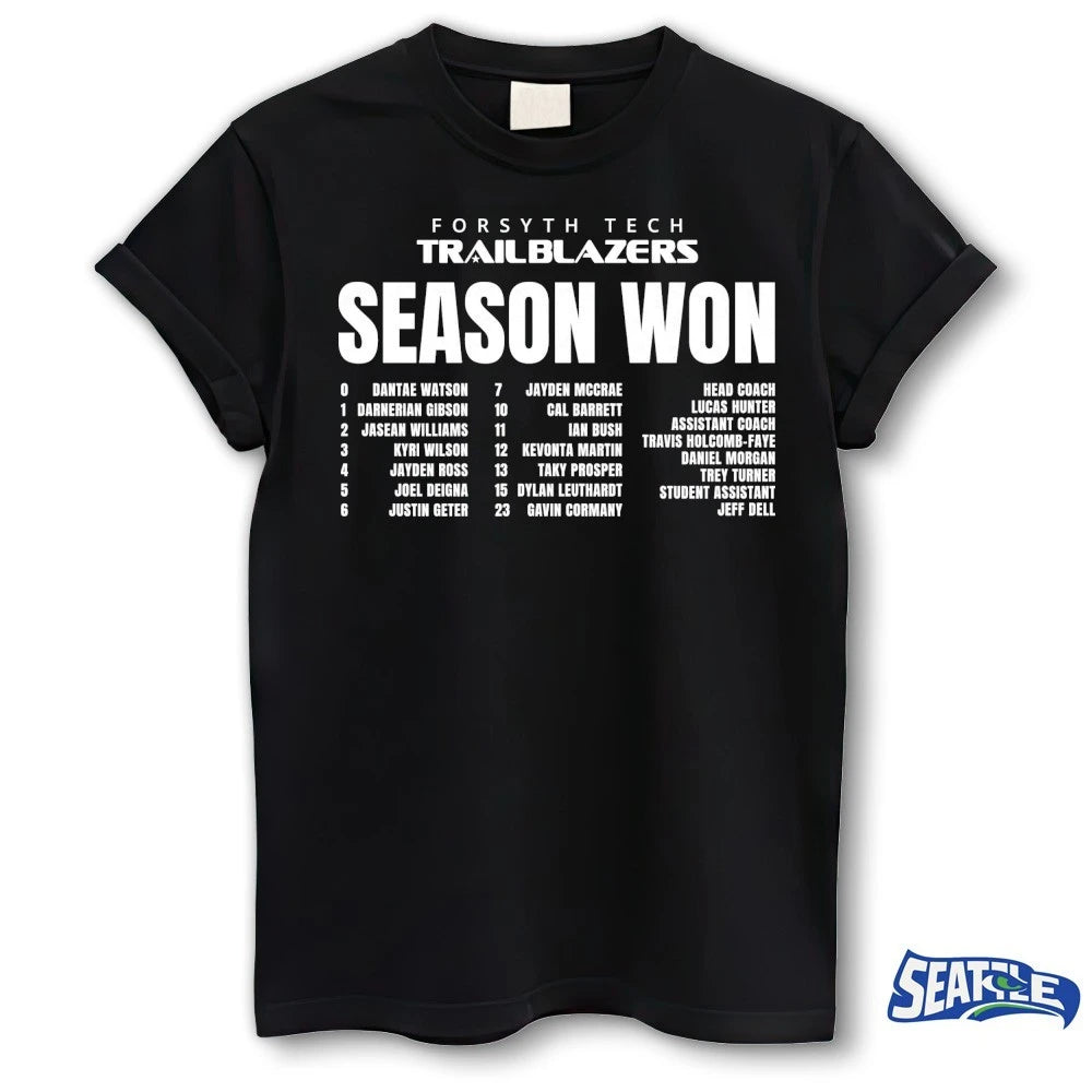 Official 2026 Forsyth Tech Trailblazers Basketball Team Season Won t-shirt