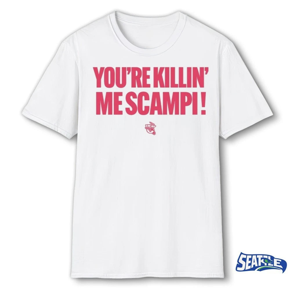 Official 2026 Giveaway Jacksonville Jumbo Shrimp You’re Killin Me Scampi t-shirt