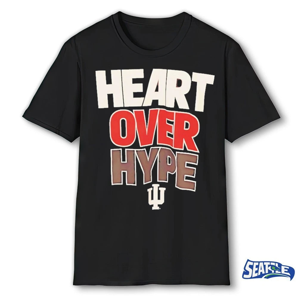 Official 2026 Heart Over Hype Indiana Hoosier t-shirt