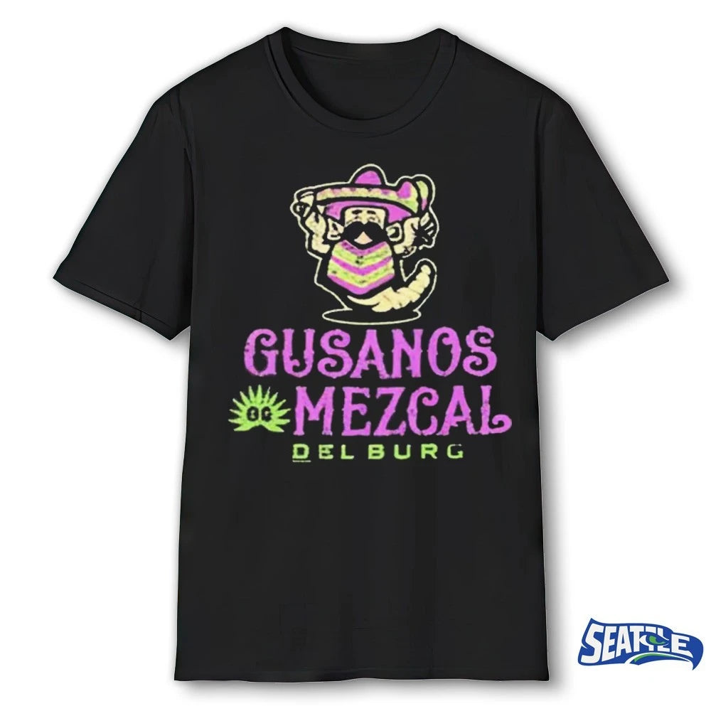 Official 2026 Hub City Spartanburgers Gusanos Mezcal Del Burg t-shirt