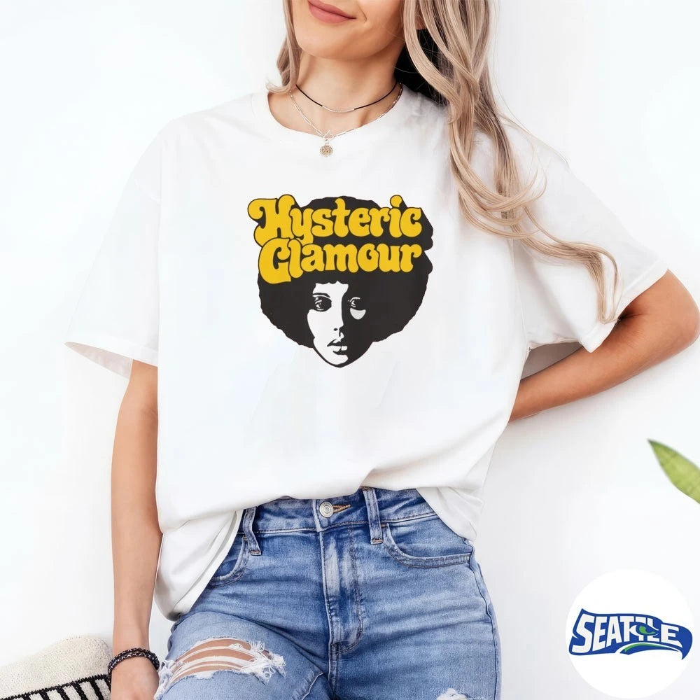 Official 2026 Hysteric Glamour Afro Hair t-shirt