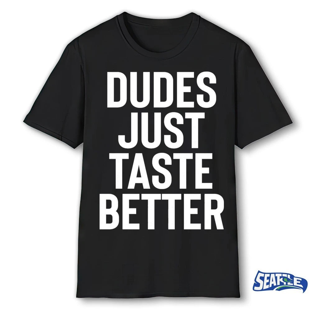 Official 2026 Jeffrey Carter Dudes Just Taste Better t-shirt