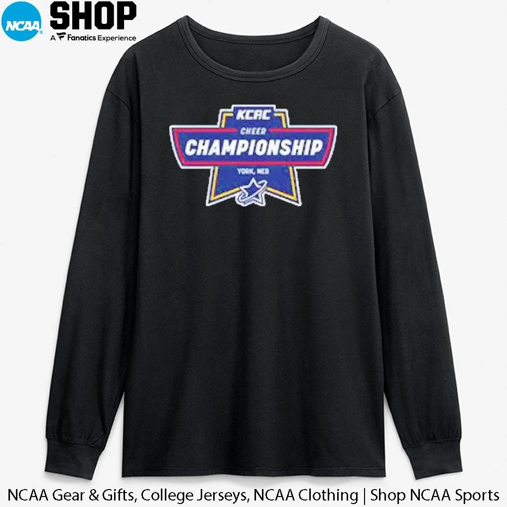 Official 2026 KCAC Cheer Champions Logo T-Shirt