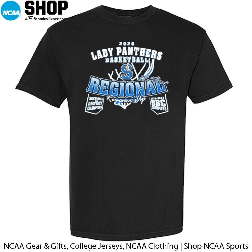 Official 2026 Lady Panthers Basketball 22 Wins Regional Runner Up T-Shirt