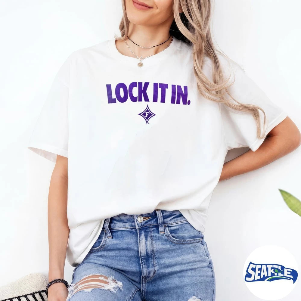 Official 2026 Lock It In Furman Paladins Men’s Basketball t-shirt For Fans