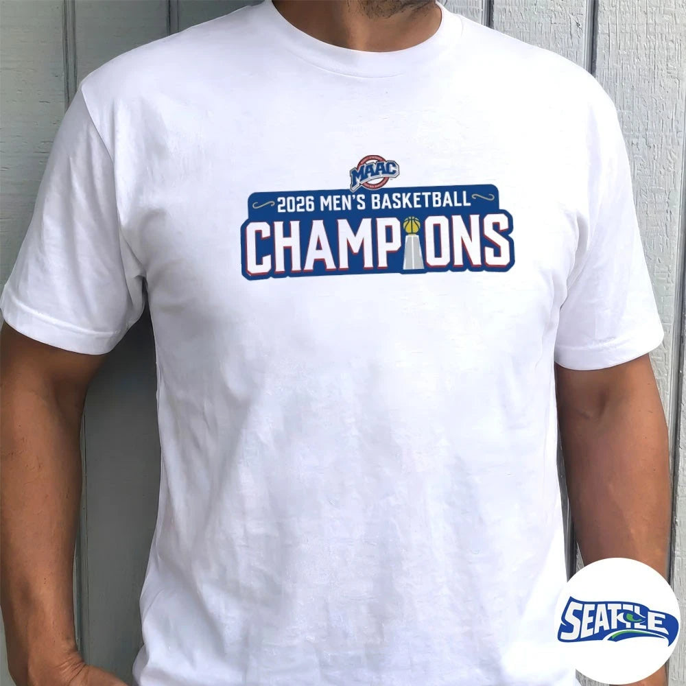 Official 2026 MAAC Men’s Basketball Champions Siena Saints t-shirt