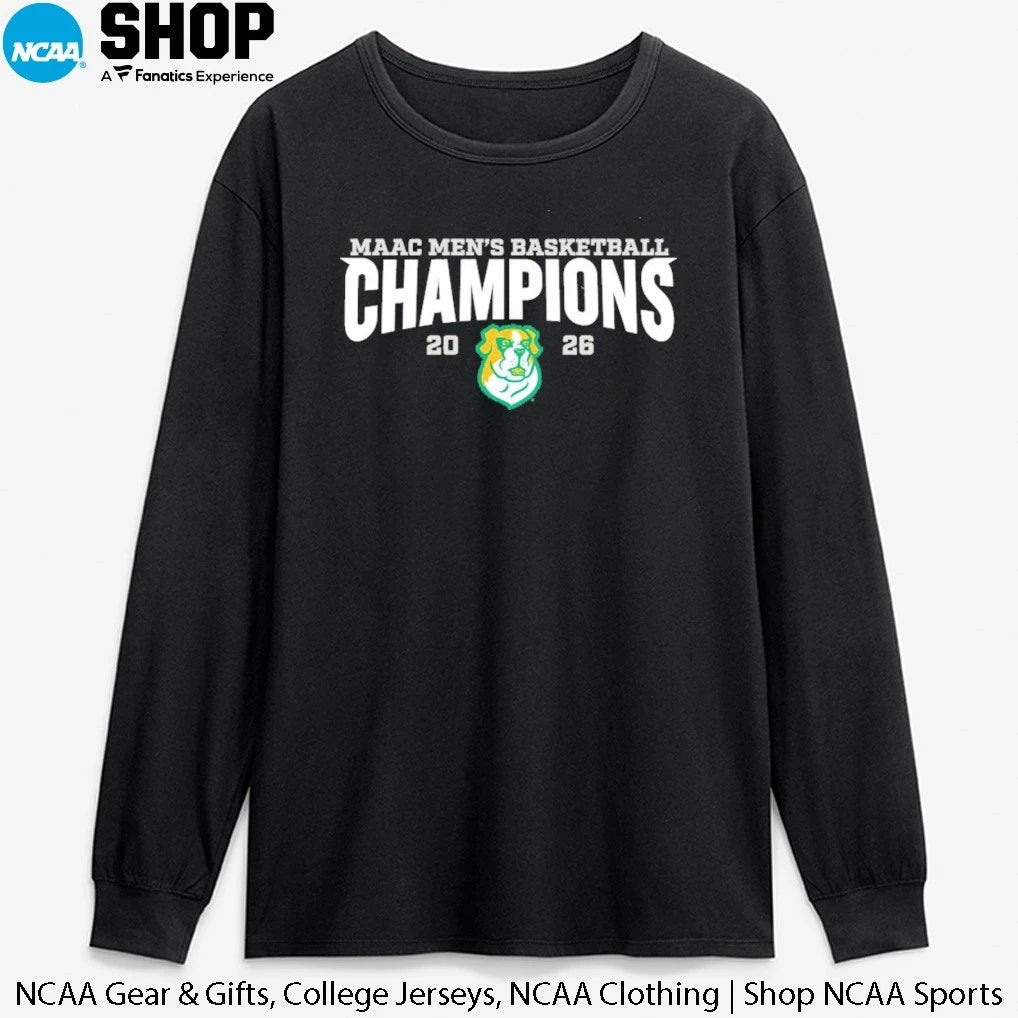Official 2026 Maac Men’s Basketball Champions Siena Saints T-Shirt