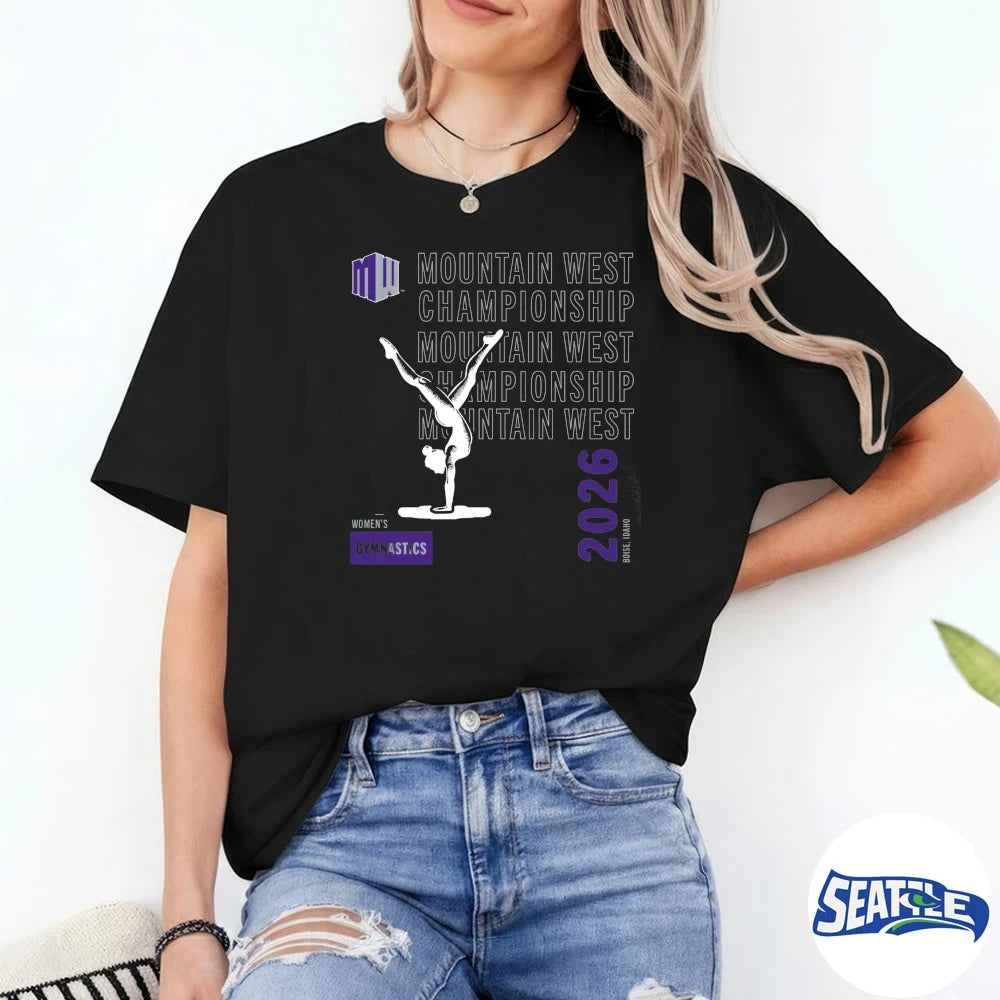 Official 2026 Mountain West Championship Women’s Gymnastics Boise, Idaho t-shirt