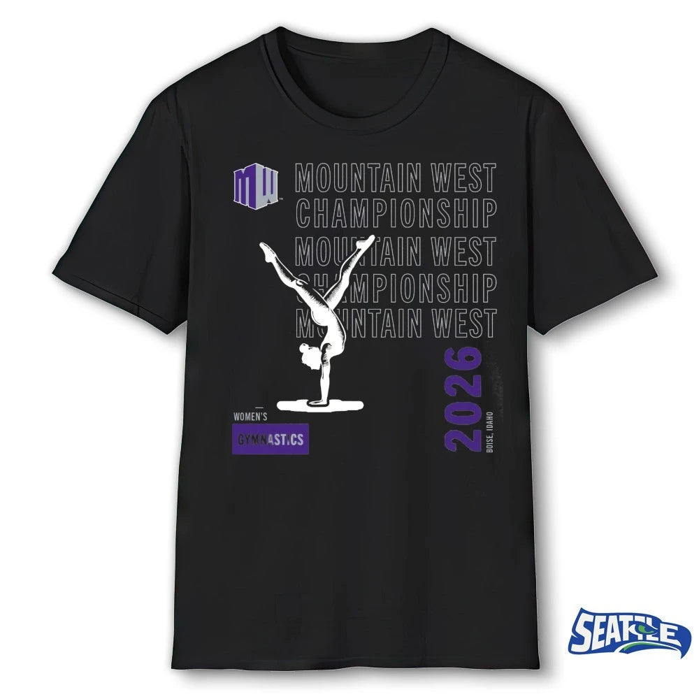 Official 2026 Mountain West Championship Women’s Gymnastics Boise, Idaho t-shirt
