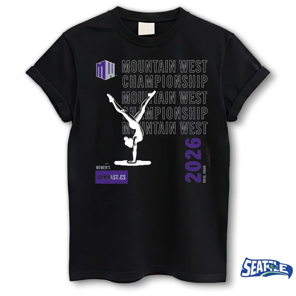 Official 2026 Mountain West Championship Women’s Gymnastics Boise, Idaho t-shirt