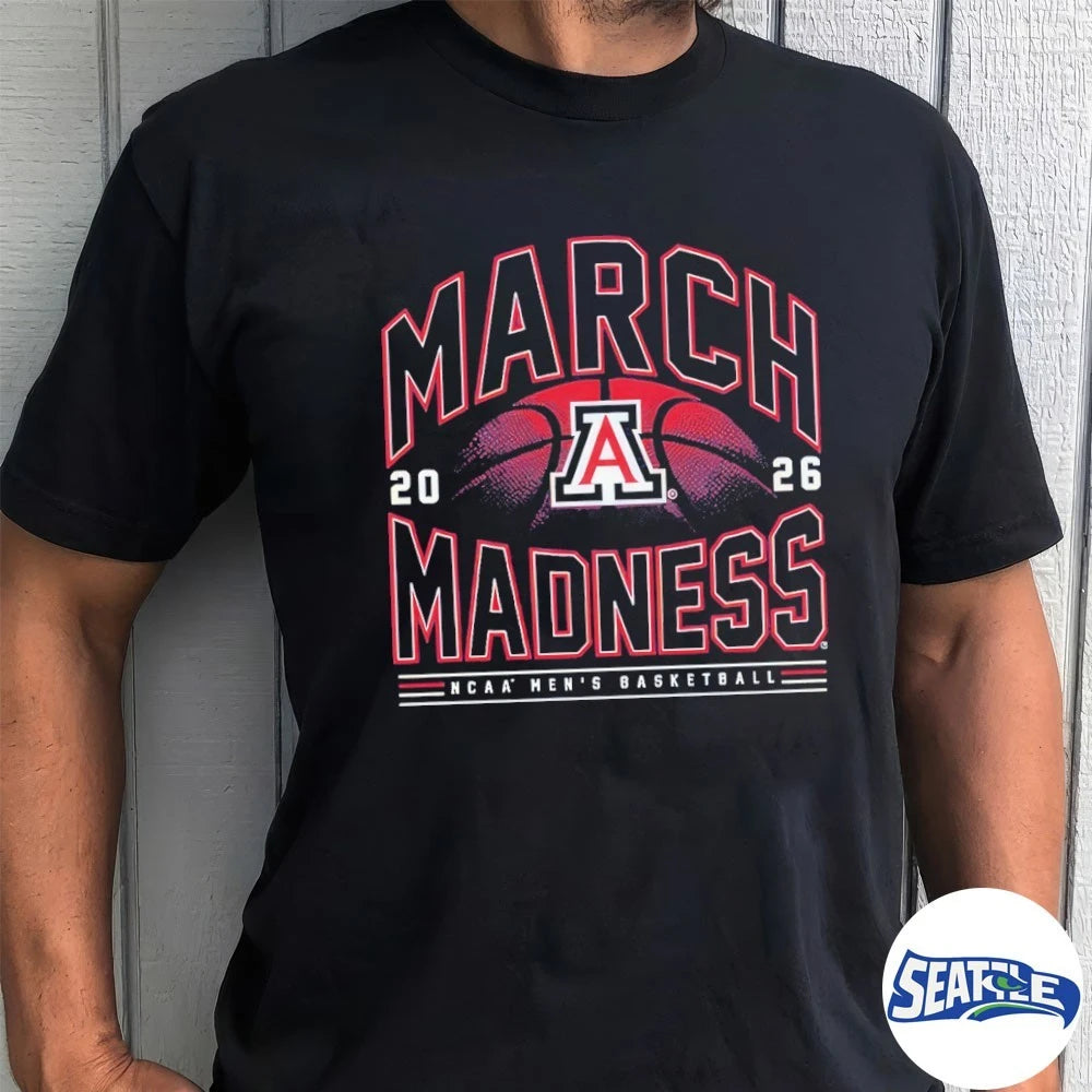 Official 2026 NCAA Men’s Basketball March Madness Arizona Wildcats Fan t-shirt