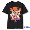 Official 2026 NCAA Men’s Basketball March Madness Clemson Team Collage Fan t-shirt