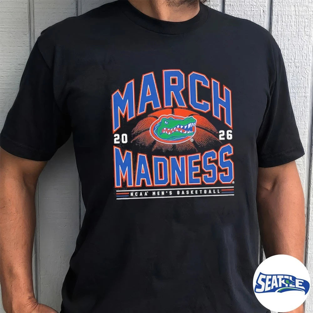 Official 2026 NCAA Men’s Basketball March Madness Florida Fan t-shirt