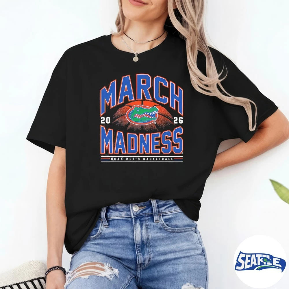 Official 2026 NCAA Men’s Basketball March Madness Florida Fan t-shirt