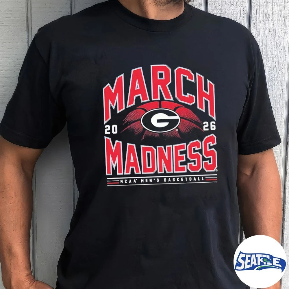 Official 2026 NCAA Men’s Basketball March Madness Georgia Bulldogs Fan t-shirt