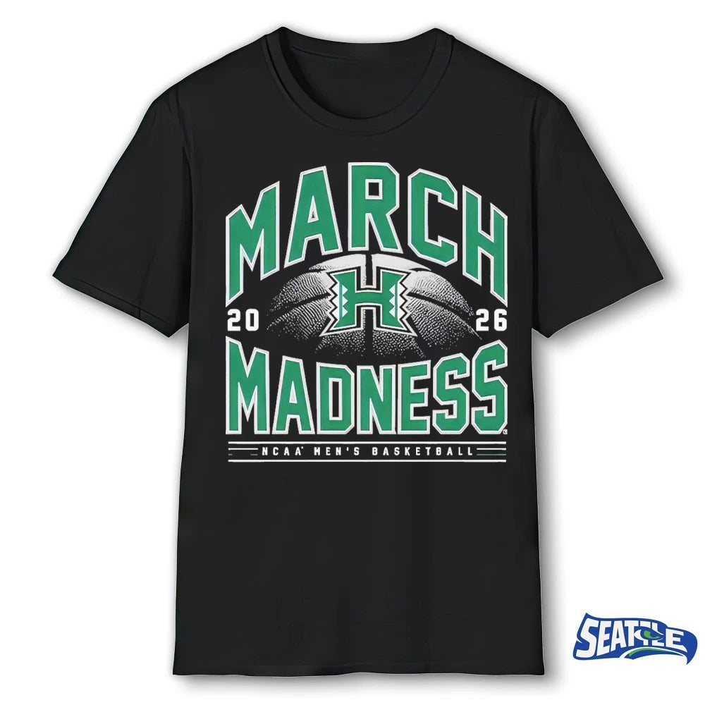 Official 2026 NCAA Men’s Basketball March Madness Hawaii Fan t-shirt