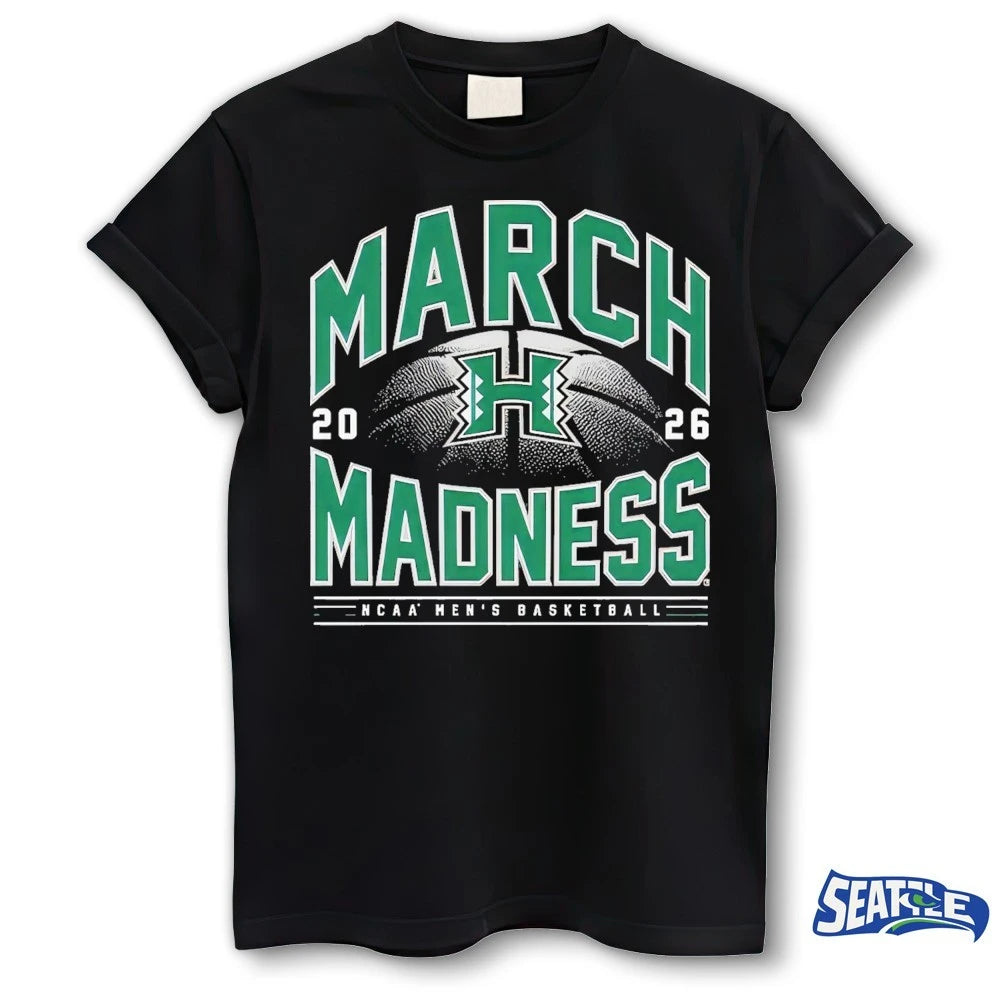 Official 2026 NCAA Men’s Basketball March Madness Hawaii Fan t-shirt