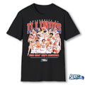 Official 2026 NCAA Men’s Basketball March Madness Illinois Team Collage Fan t-shirt