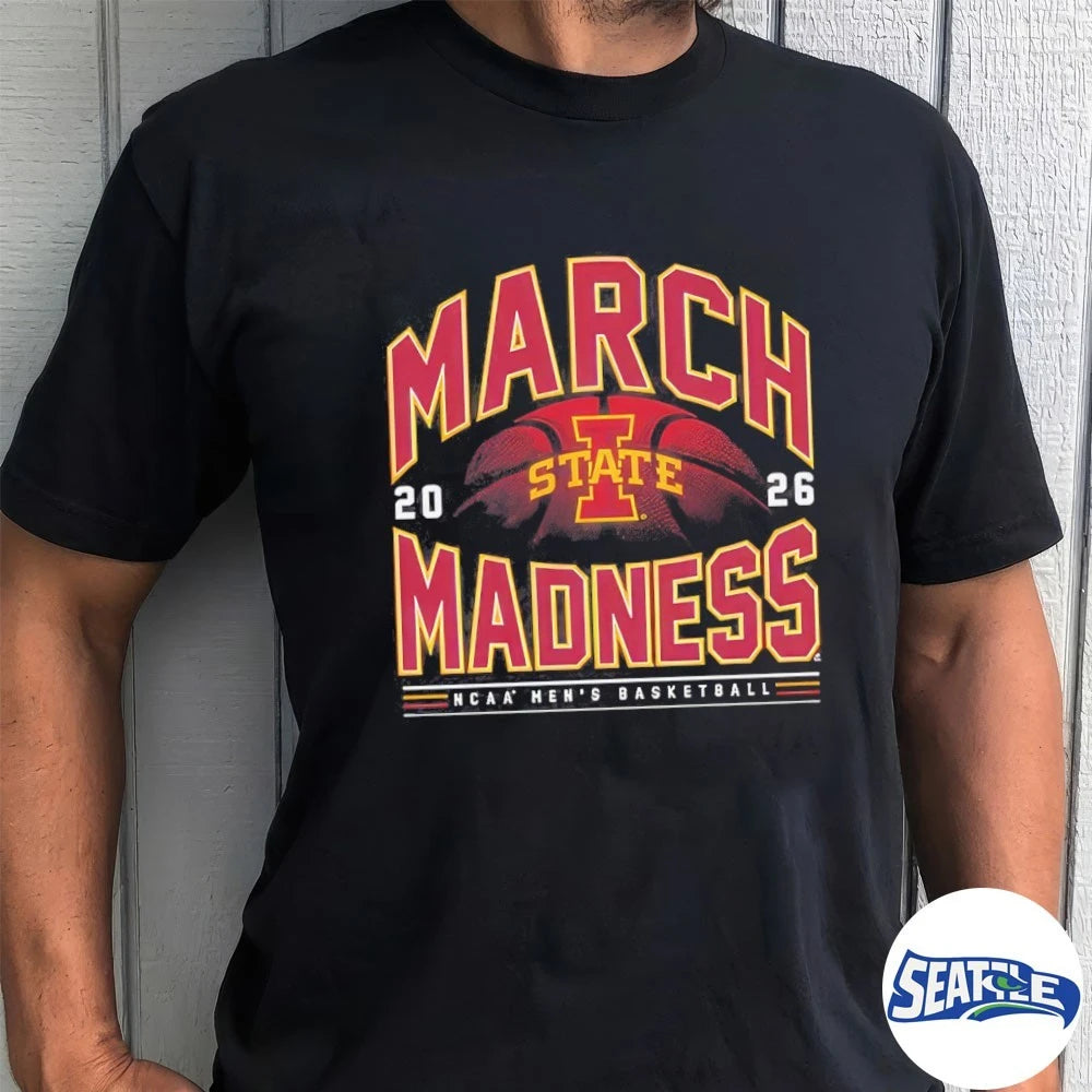 Official 2026 NCAA Men’s Basketball March Madness Iowa State Fan t-shirt