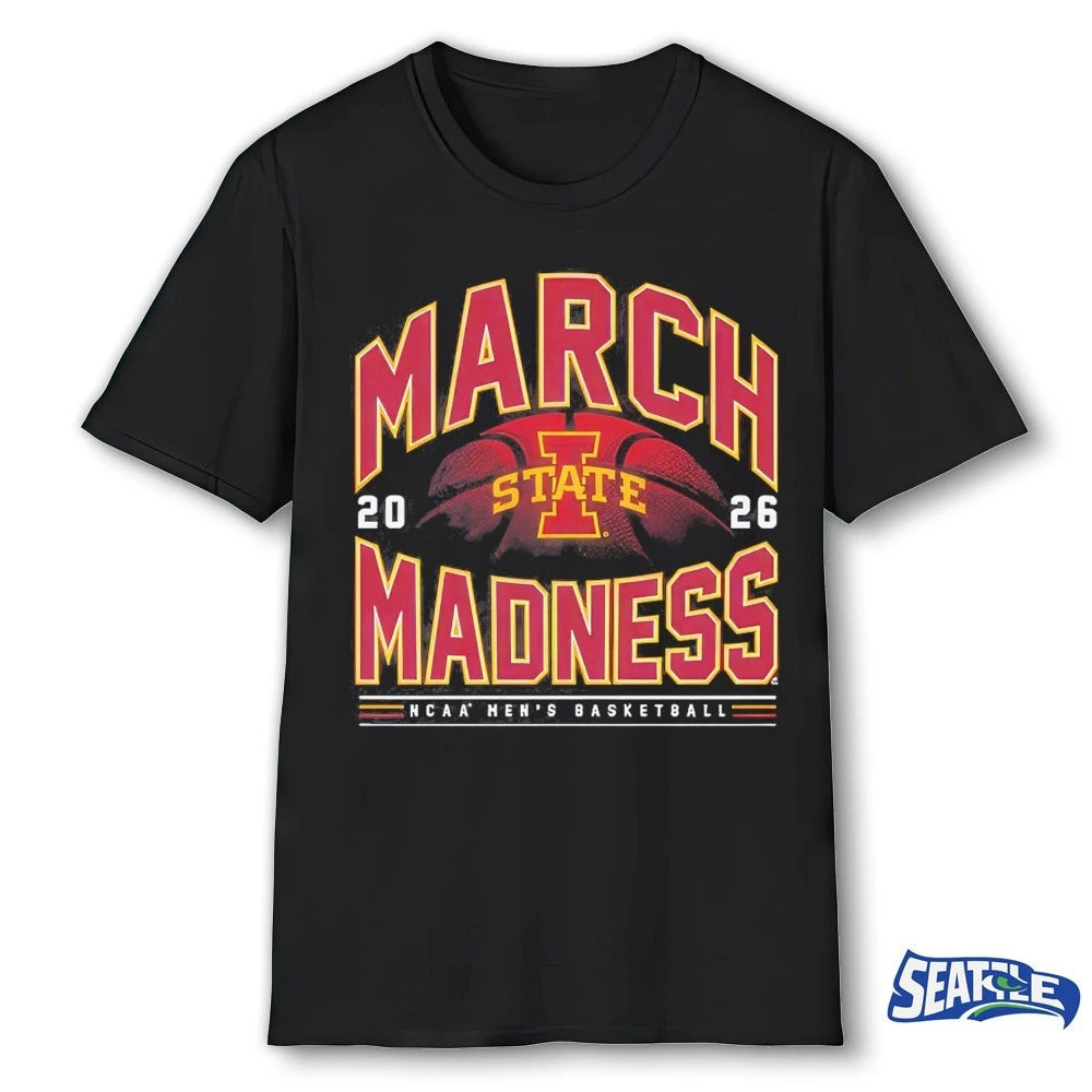 Official 2026 NCAA Men’s Basketball March Madness Iowa State Fan t-shirt