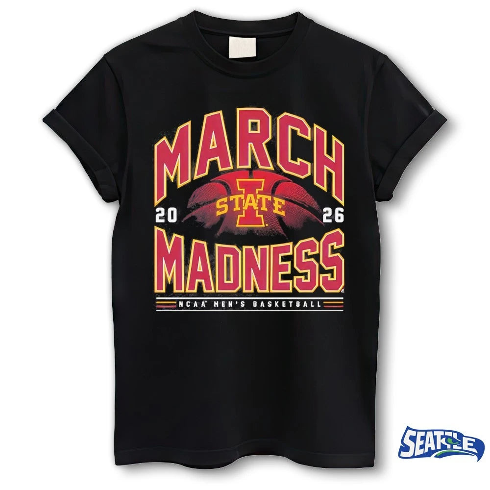 Official 2026 NCAA Men’s Basketball March Madness Iowa State Fan t-shirt