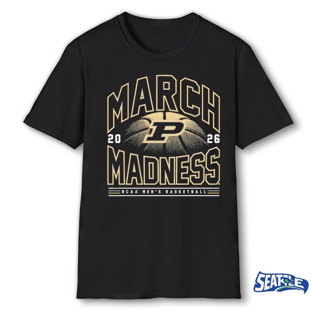 Official 2026 NCAA Men’s Basketball March Madness Purdue Fan t-shirt