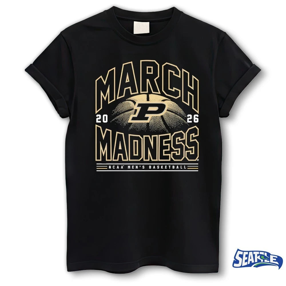 Official 2026 NCAA Men’s Basketball March Madness Purdue Fan t-shirt