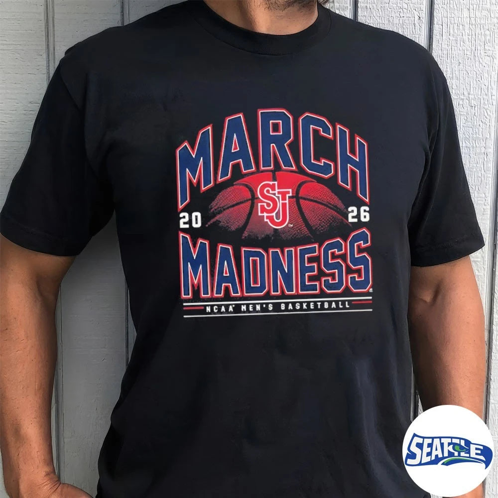Official 2026 NCAA Men’s Basketball March Madness St. Johns Fan t-shirt