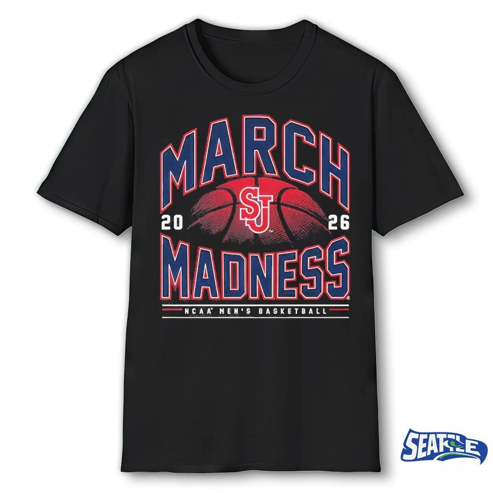 Official 2026 NCAA Men’s Basketball March Madness St. Johns Fan t-shirt