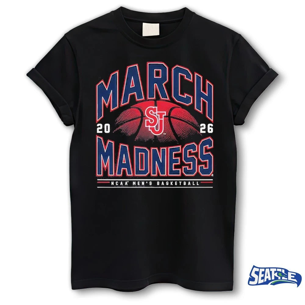 Official 2026 NCAA Men’s Basketball March Madness St. Johns Fan t-shirt