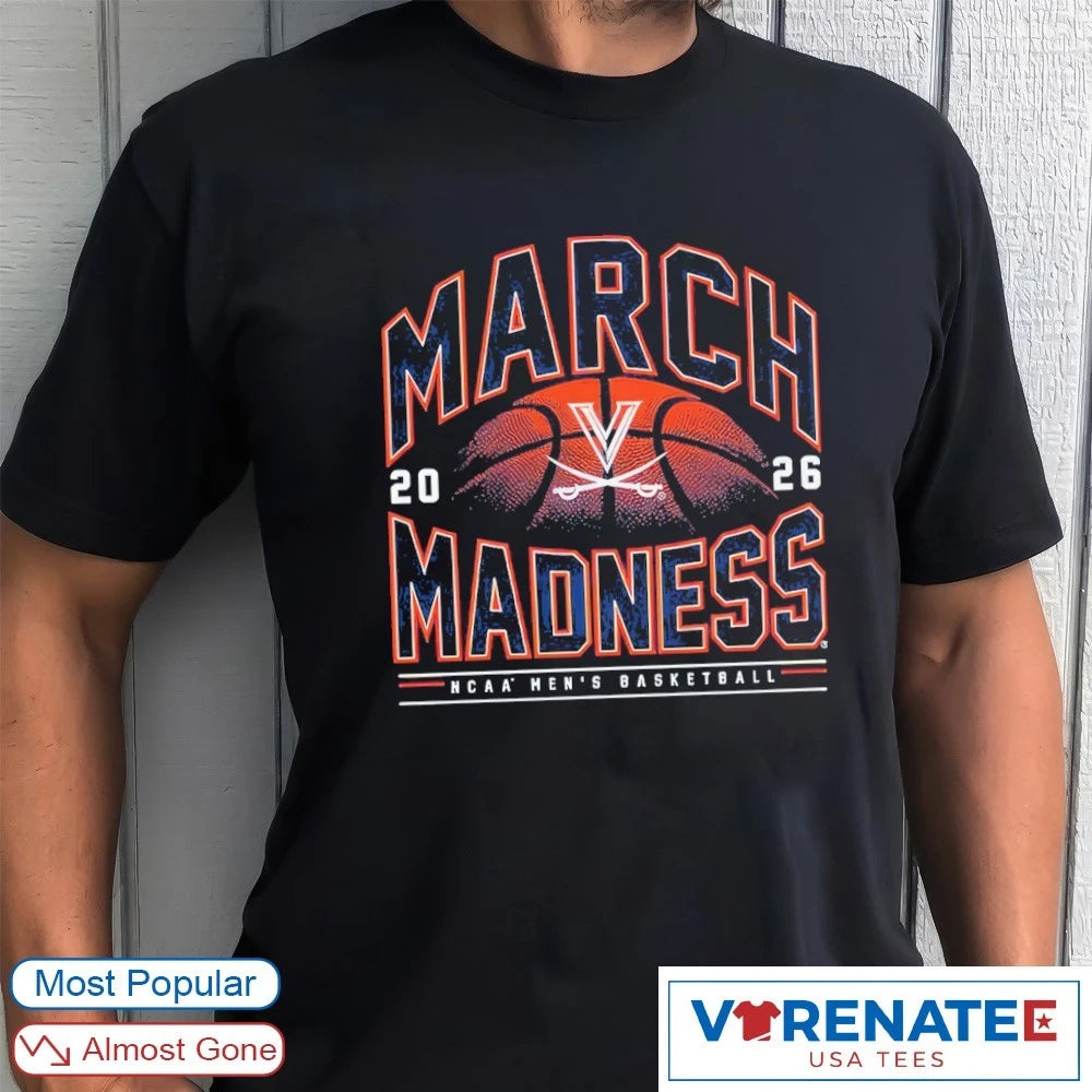 Official 2026 NCAA Men’s Basketball March Madness Virginia Fan T-Shirt
