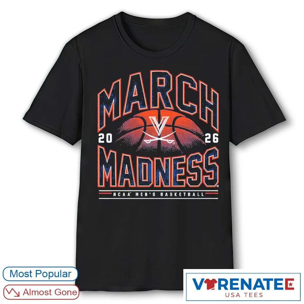 Official 2026 NCAA Men’s Basketball March Madness Virginia Fan T-Shirt