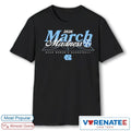 Official 2026 NCAA Women’s Basketball March Madness UNC Fan T-Shirt