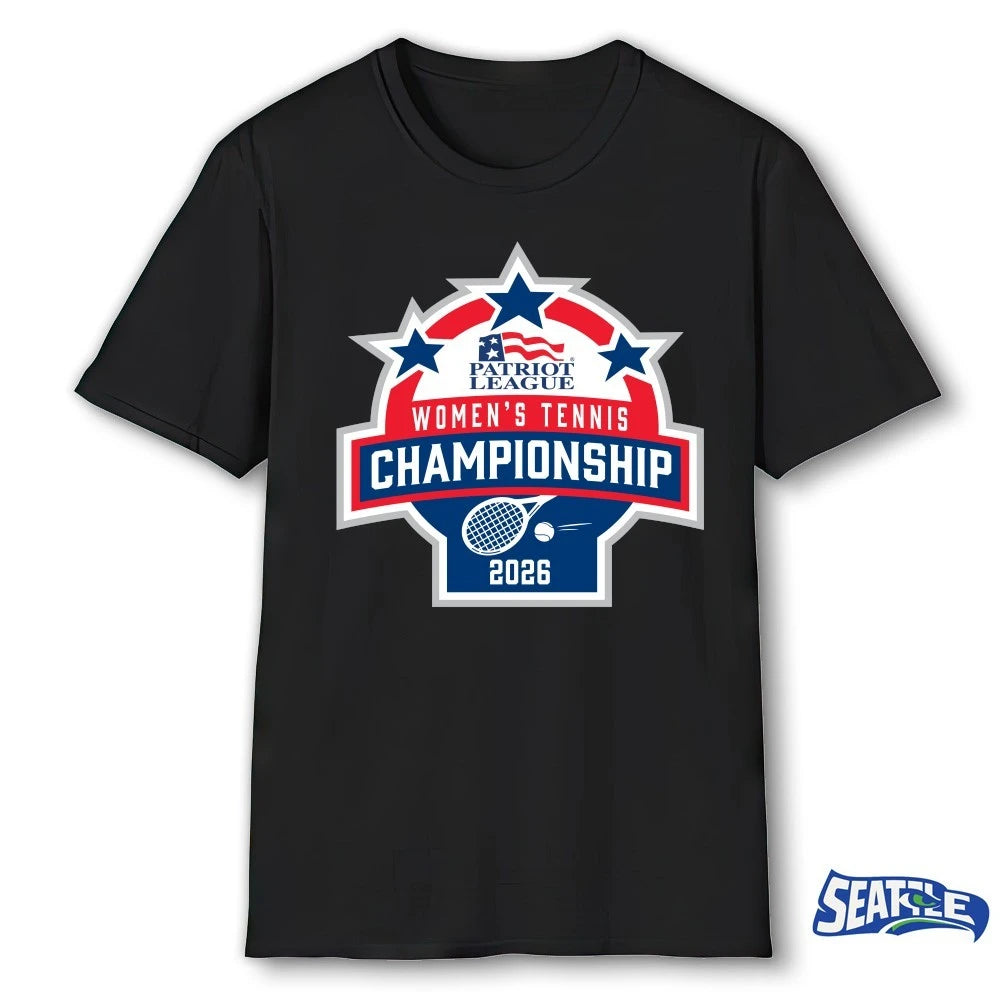 Official 2026 Patriot League Women’s Tennis Championship t-shirt