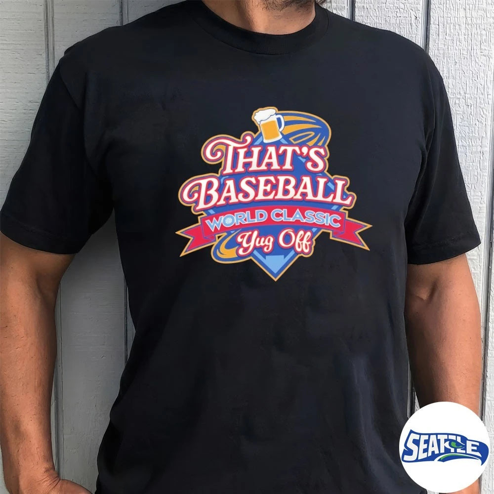 Official 2026 That’s Baseball World Classic Yug Off Logo t-shirt