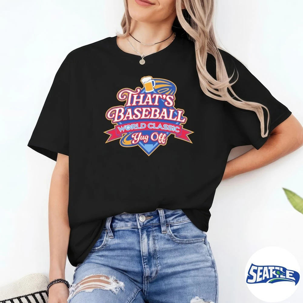 Official 2026 That’s Baseball World Classic Yug Off Logo t-shirt