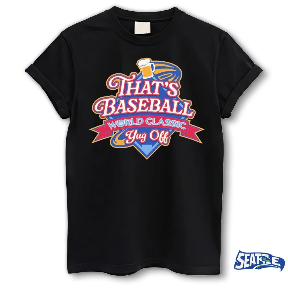 Official 2026 That’s Baseball World Classic Yug Off Logo t-shirt