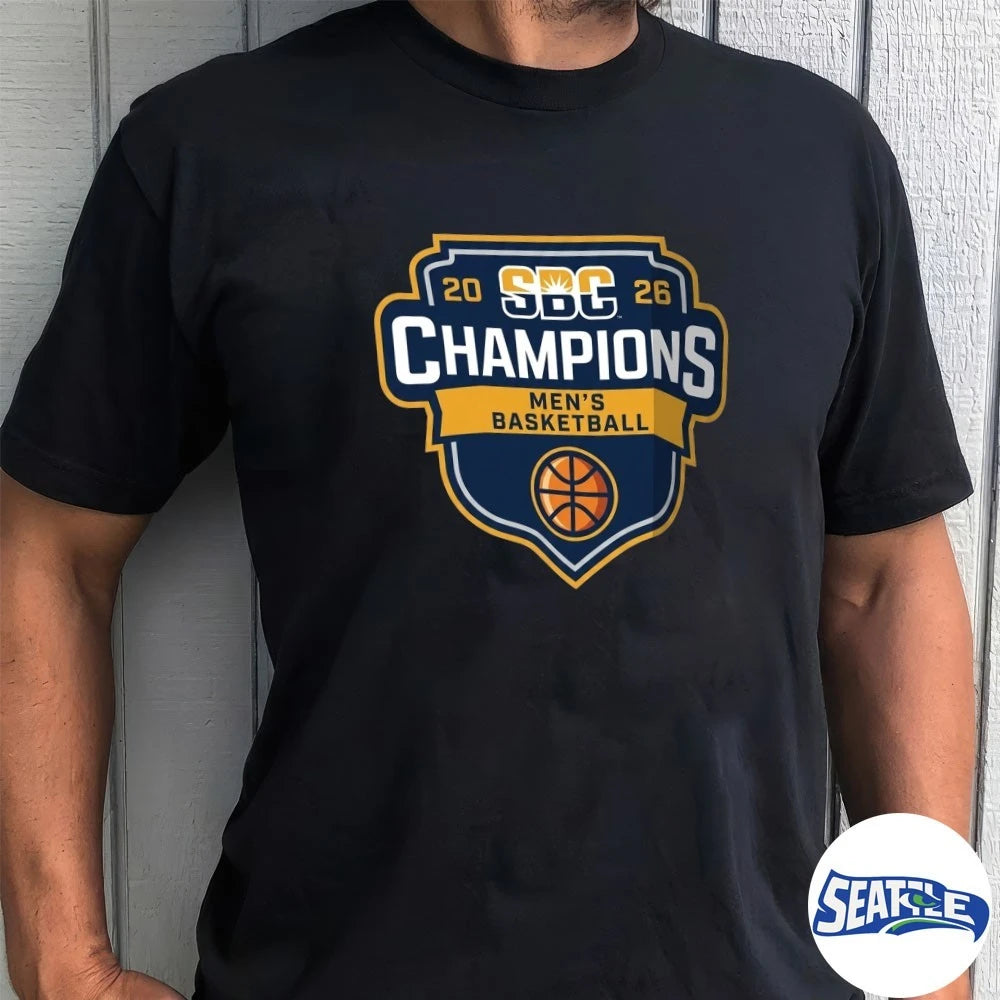 Official 2026 Troy Trojan Men’s Basketball SBC Champions Logo t-shirt For Fans