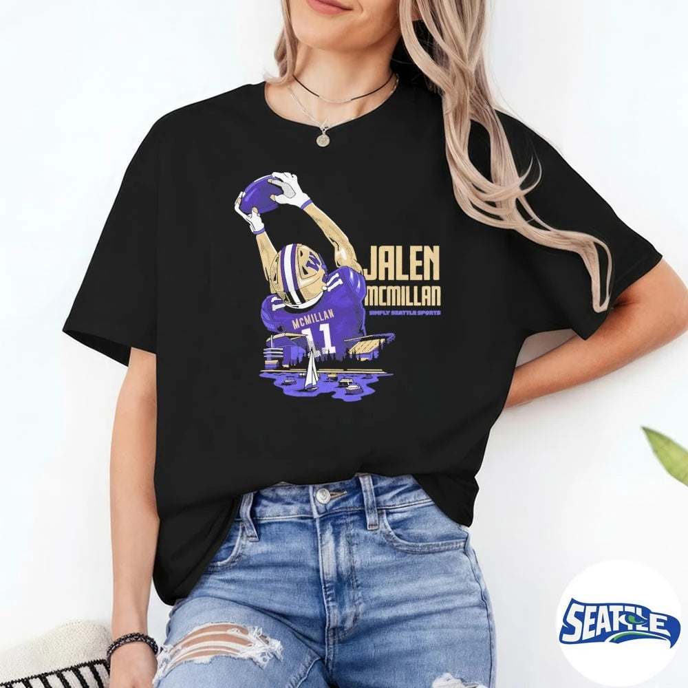 Official 2026 Washington Huskies Jalen McMillan Dawg Legend t-shirt