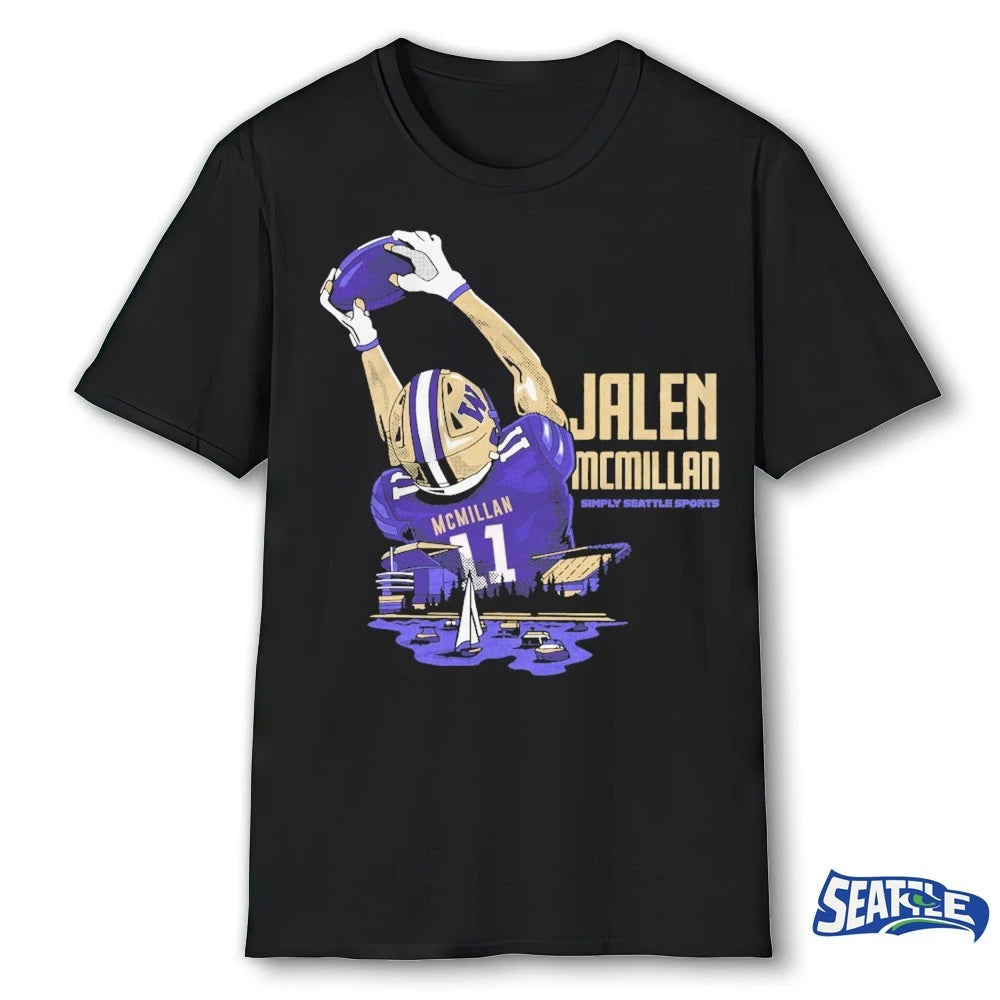 Official 2026 Washington Huskies Jalen McMillan Dawg Legend t-shirt