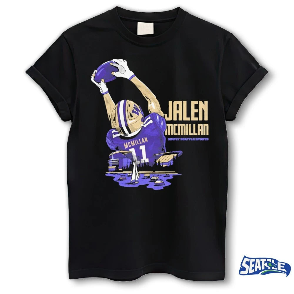 Official 2026 Washington Huskies Jalen McMillan Dawg Legend t-shirt