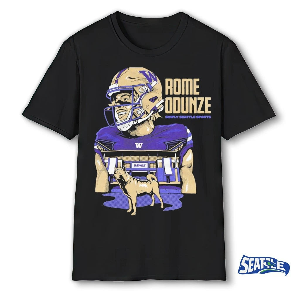 Official 2026 Washington Huskies Rome Odunze Dawg Legend t-shirt