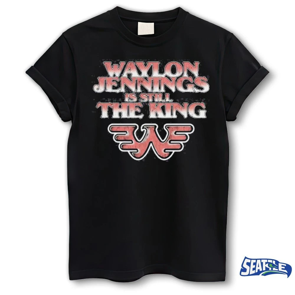 Official 2026 Waylon Jennings is Still the King Songbird t-shirt