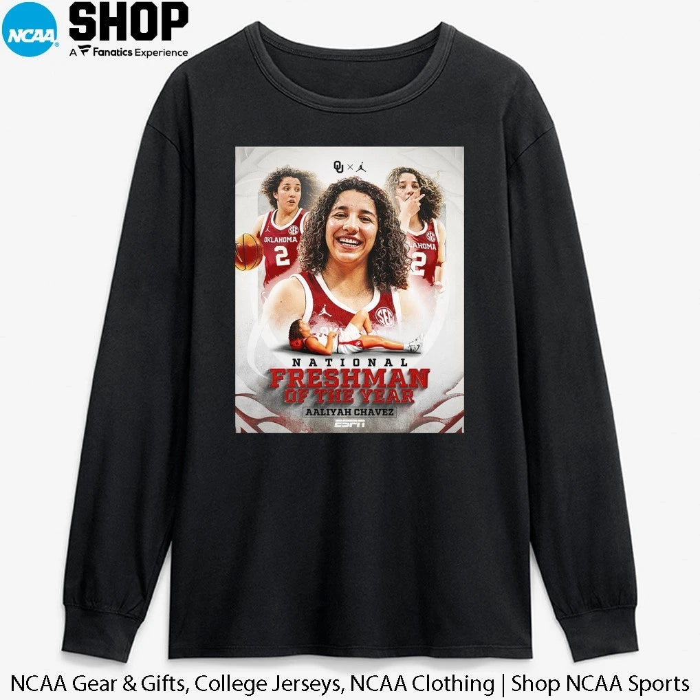 Official Aaliyah Chavez Has Been Named ESPN National Freshman Of The Year 2026 T-Shirt